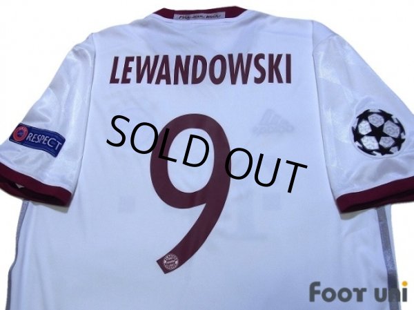 Photo4: Bayern Munchen 2016-2017 3rd Shirt #9 Lewandowski Champions League Patch/Badge Respect Patch/Badge w/tags (4)