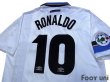 Photo4: Inter Milan 1997-1998 Away Shirt #10 Ronaldo Lega Calcio Patch/Badge (4)