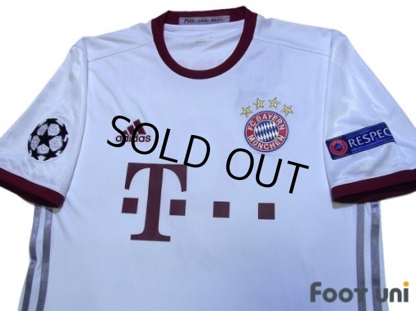 Photo3: Bayern Munchen 2016-2017 3rd Shirt #9 Lewandowski Champions League Patch/Badge Respect Patch/Badge w/tags (3)