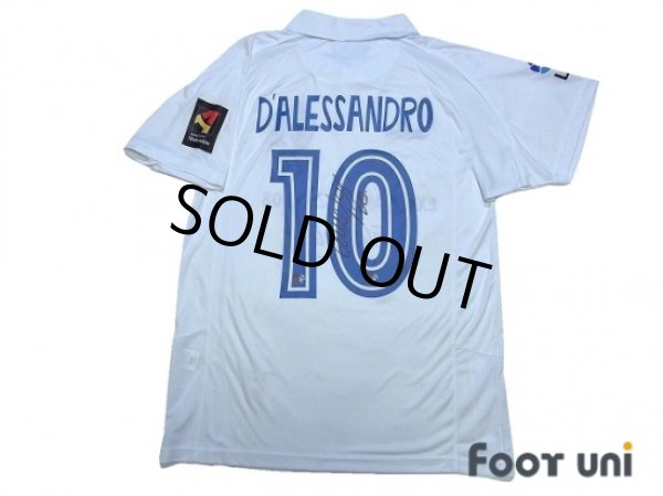 Photo2: Real Zaragoza 2007-2008 Home Shirt #10 D'Alessandro w/tags (2)