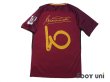 Photo2: AS Roma 2017-2018 Home Shirt #10 Totti w/tags (2)