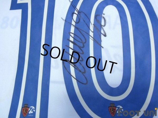 Photo6: Real Zaragoza 2007-2008 Home Shirt #10 D'Alessandro w/tags (6)