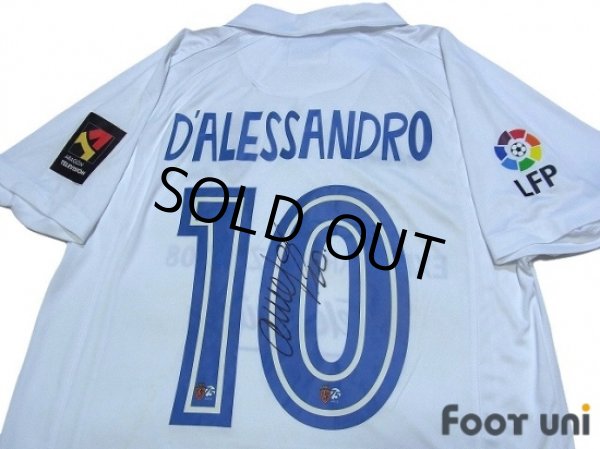 Photo4: Real Zaragoza 2007-2008 Home Shirt #10 D'Alessandro w/tags (4)
