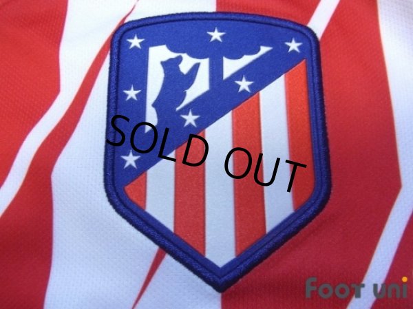 Photo5: Atletico Madrid 2017-2018 Home Shirt w/tags La Liga Patch/Badge (5)