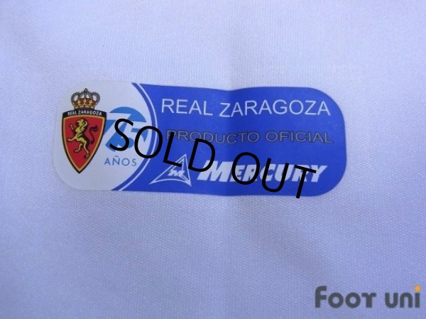 Photo8: Real Zaragoza 2007-2008 Home Shirt #10 D'Alessandro w/tags (8)