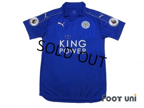 Photo1: Leicester City 2016-2017 Home Shirt #20 Okazaki Premier League Patch/Badge w/tags (1)