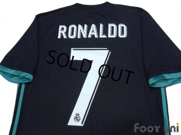 Photo4: Real Madrid 2017-2018 Away Shirt #7 Ronaldo w/tags (4)