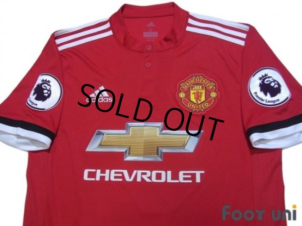 Photo3: Manchester United 2017-2018 Home Shirt #9 Lukaku Premier League Patch/Badge w/tags (3)