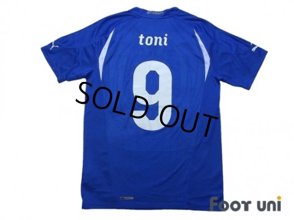Photo2: Italy 2010 Home Shirt #9 Toni (2)