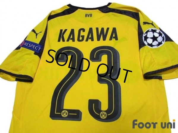 Photo4: Borussia Dortmund 2016-2017 Home Shirt #23 Kagawa w/tags (4)