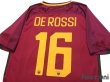 Photo4: AS Roma 2017-2018 Home Shirt #16 De Rossi (4)