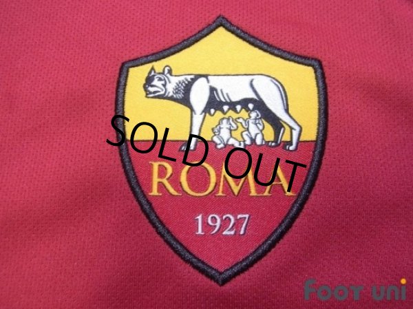 Photo6: AS Roma 2017-2018 Home Shirt #16 De Rossi (6)