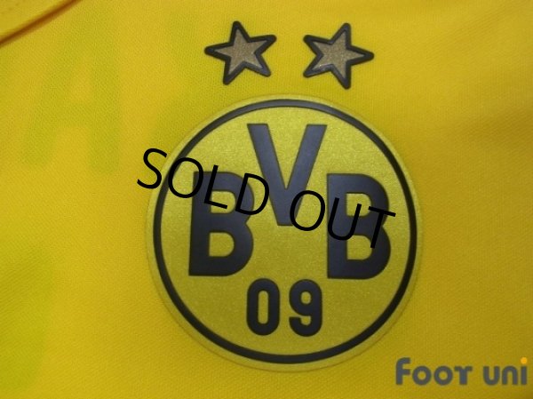 Photo6: Borussia Dortmund 2014-2015 Home Shirt  #7 Kagawa Champions League Patch/Badge Respect Patch/Badge w/tags (6)