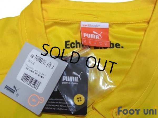 Photo5: Borussia Dortmund 2014-2015 Home Shirt  #7 Kagawa Champions League Patch/Badge Respect Patch/Badge w/tags (5)