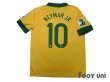 Photo2: Brazil 2013 Home Shirt #10 Neymar JR Confederations Cup Brazil 2013 Patch/Badge (2)