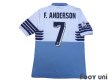 Photo2: Lazio 2015-2016 Home Authentic Shirt #7 F.Anderson w/tags (2)