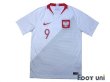 Photo1: Poland 2018 Home Shirt #9 Lewandowski (1)