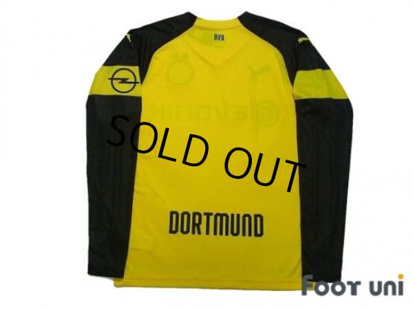 Photo2: Borussia Dortmund 2018-2019 Home Long Sleeve Shirt w/tags (2)