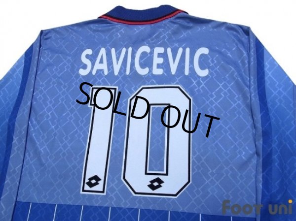 Photo4: AC Milan 1995-1996 4th Long Sleeve Shirt #10 Savicevic (4)
