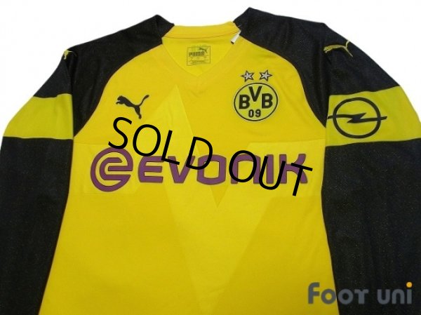 Photo3: Borussia Dortmund 2018-2019 Home Long Sleeve Shirt w/tags (3)