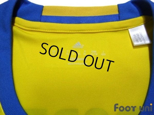 Photo5: Sweden Euro 2016 Home Shirt #6 Forsberg UEFA Euro 2016 Patch/Badge Respect Patch/Badge (5)