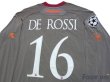 Photo4: AS Roma 2006-2007 3rd Long Sleeve Player Shirt #16 De Rossi (4)