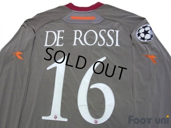 Photo4: AS Roma 2006-2007 3rd Long Sleeve Player Shirt #16 De Rossi (4)