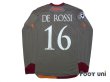 Photo2: AS Roma 2006-2007 3rd Long Sleeve Player Shirt #16 De Rossi (2)