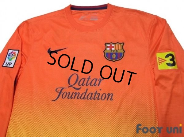 Photo3: FC Barcelona 2012-2013 Away Long Sleeve Shirt #8 A.Iniesta LFP Patch/Badge (3)
