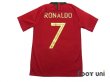 Photo2: Portugal 2018 Home Shirt #7 Ronaldo w/tags (2)