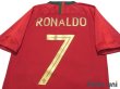 Photo4: Portugal 2018 Home Shirt #7 Ronaldo w/tags (4)