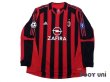 Photo1: AC Milan 2005-2006 Home Match Issue Long Sleeve Shirt #7 Shevchenko (1)