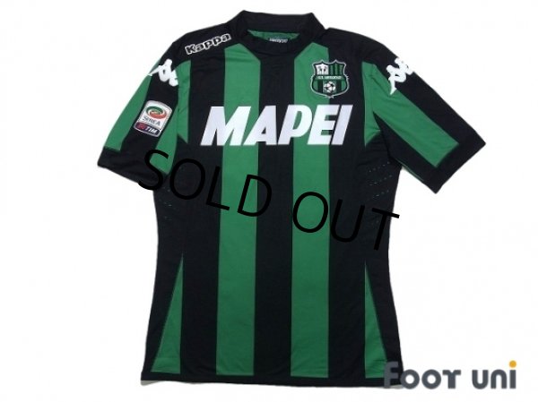 Photo1: Sassuolo 2015-2016 Home Authentic Shirt #25 Berardi w/tags (1)