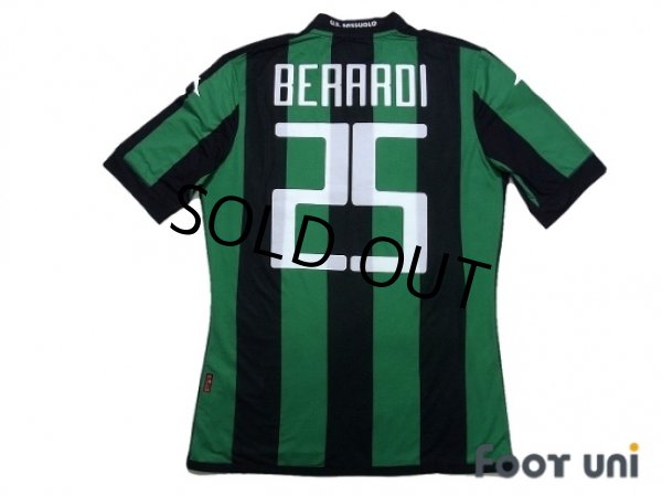 Photo2: Sassuolo 2015-2016 Home Authentic Shirt #25 Berardi w/tags (2)