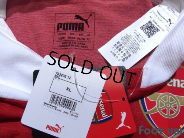 Photo4: Arsenal 2018-2019 Home Authentic Shirt w/tags (4)
