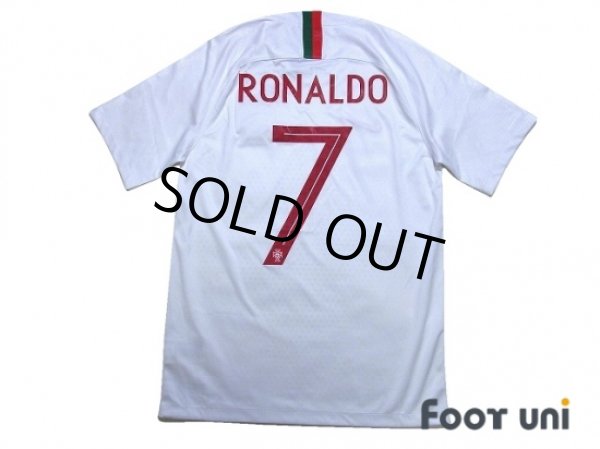 Photo2: Portugal 2018 Away Shirt #7 Ronaldo w/tags (2)