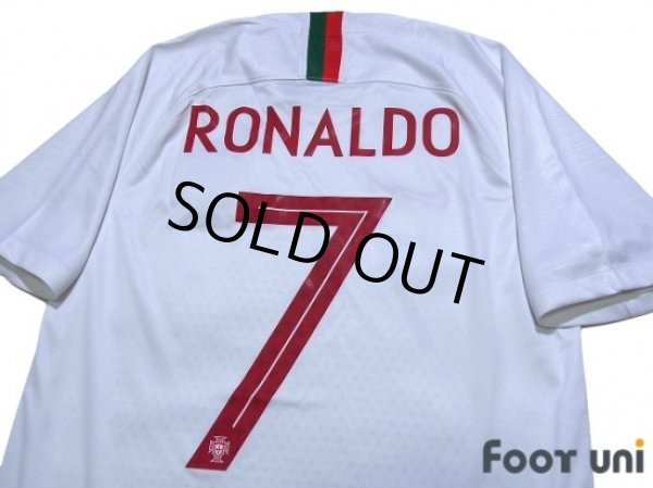 Photo4: Portugal 2018 Away Shirt #7 Ronaldo w/tags (4)