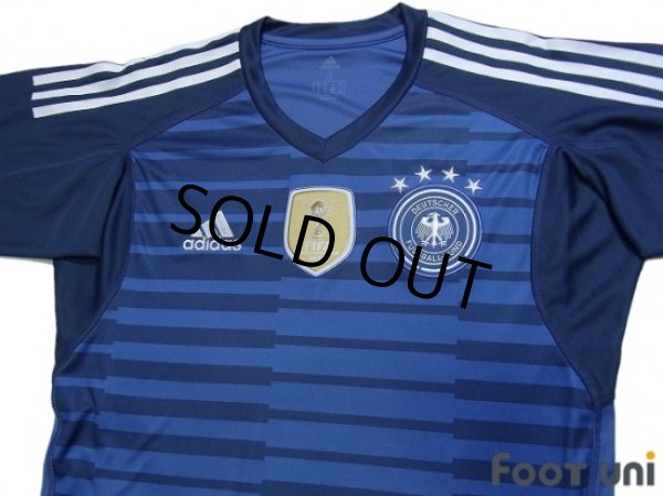 Photo3: Germany 2018 GK Long Sleeve Shirt FIFA World Champions 2014 Patch/Badge w/tags (3)