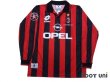 Photo1: AC Milan 1997-1998 Home Long Sleeve Shirt #6 Baresi w/tags (1)