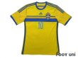 Photo1: Sweden 2014 Home Shirt #10 Ibrahimovic (1)