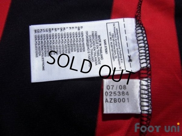 Photo8: AC Milan 2008-2009 Home Match Issue Long Sleeve Shirt #22 Kaka (8)