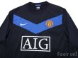 Photo3: Manchester United 2009-2010 Away Long Sleeve Shirt #18 Scholes (3)