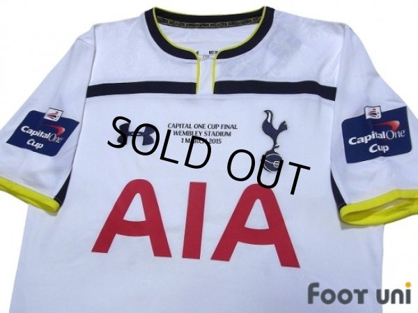 Photo3: Tottenham Hotspur 2014-2015 Home Shirt Capital One Cup Patch/Badge w/tags (3)