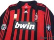 Photo3: AC Milan 2007-2008 Home Match Issue Long Sleeve Shirt #3 Maldini (3)