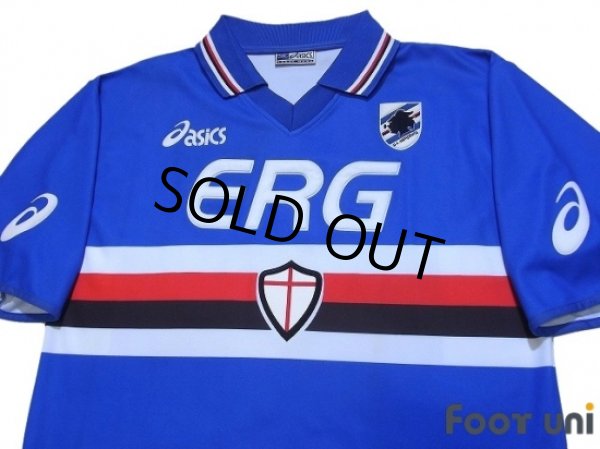 Photo3: Sampdoria 2003-2004 Home Shirt #13 Yanagisawa (3)