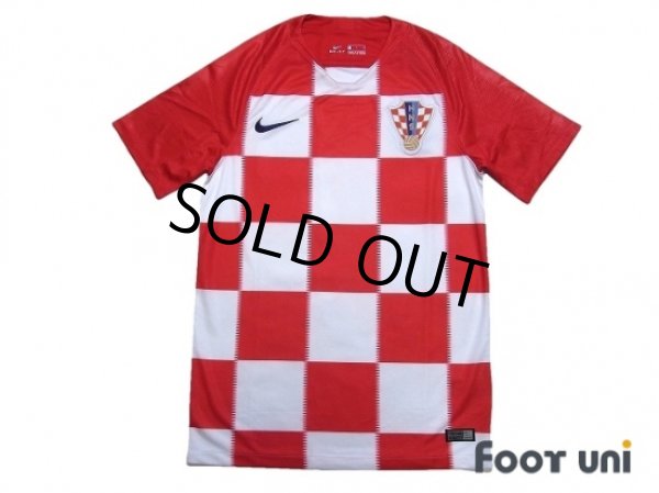 Photo1: Croatia 2018 Home Shirt w/tags (1)