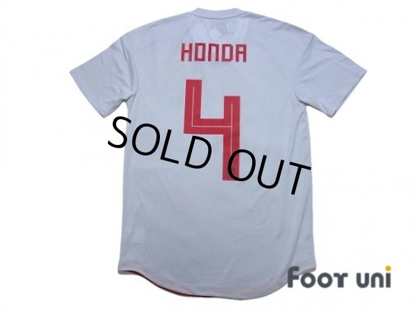 Photo2: Japan 2018 Away Authentic Shirt #4 Honda w/tags (2)