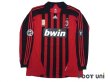 Photo1: AC Milan 2007-2008 Home Match Issue Long Sleeve Shirt #3 Maldini (1)