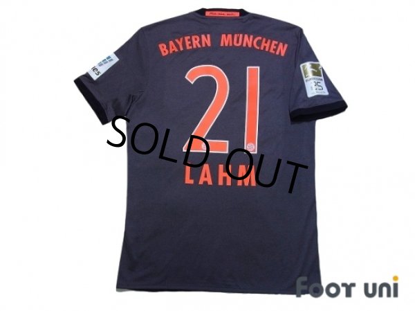 Photo2: Bayern Munchen2016-2017 Away Shirt #21 Lahm Bundesliga Patch/Badge w/tags (2)