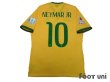 Photo2: Brazil 2015 Home Authentic Shirt #10 Neymar Jr Copa America Chile 2015 Patch/Badge (2)